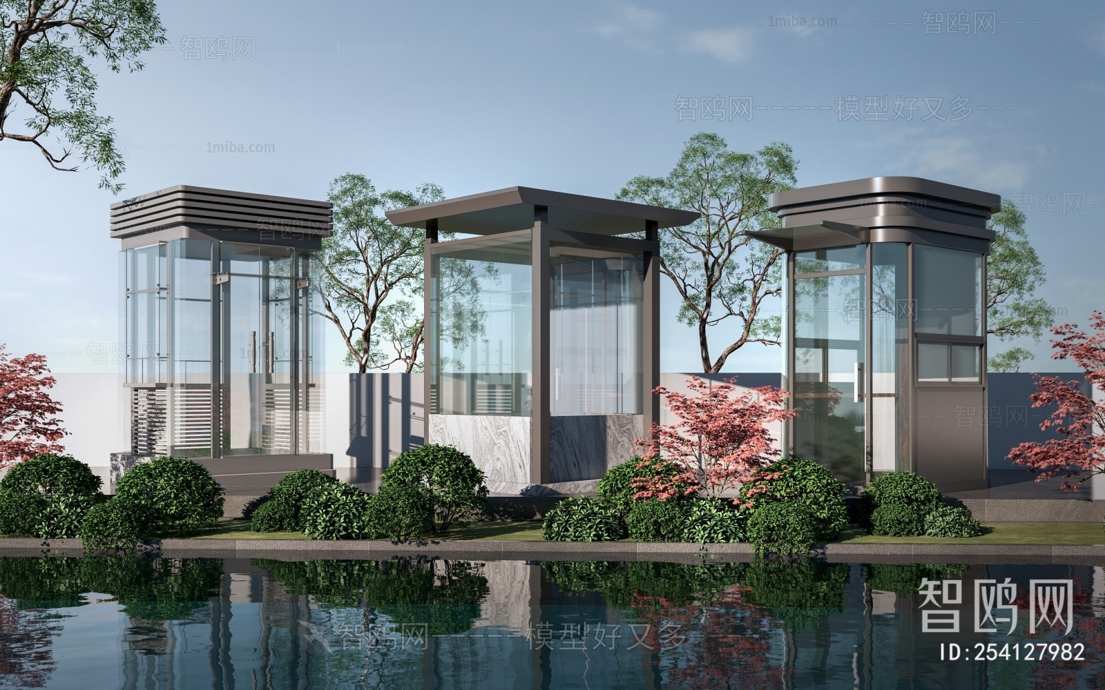 Modern Security Booth