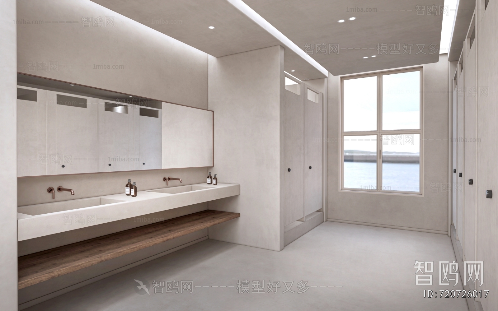 Modern Public Toilet