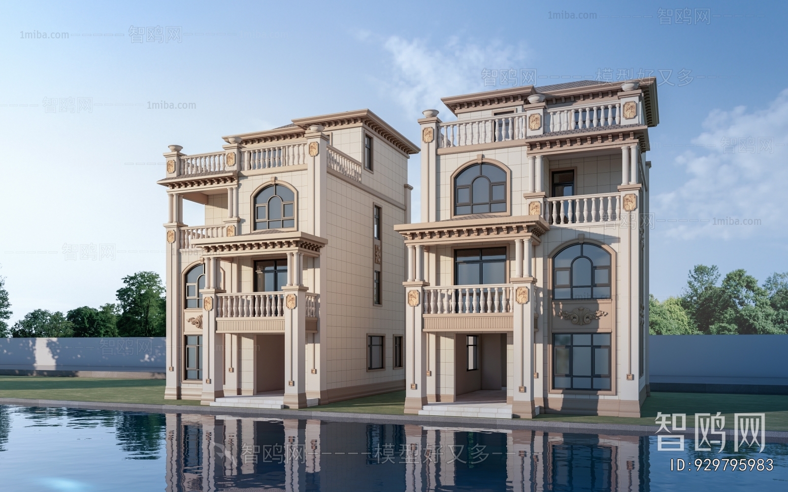 Simple European Style Detached Villa