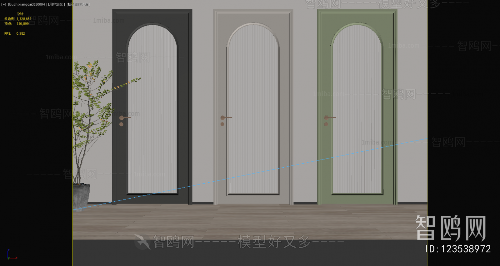 French Style Single Door