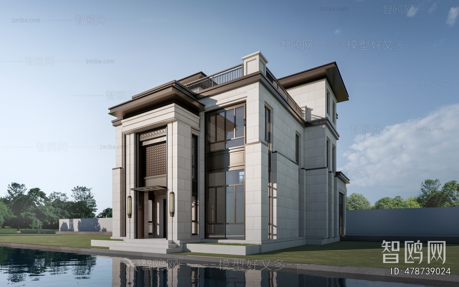 New Chinese Style Detached Villa