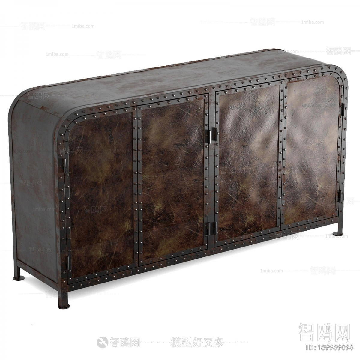 Industrial Style Side Cabinet