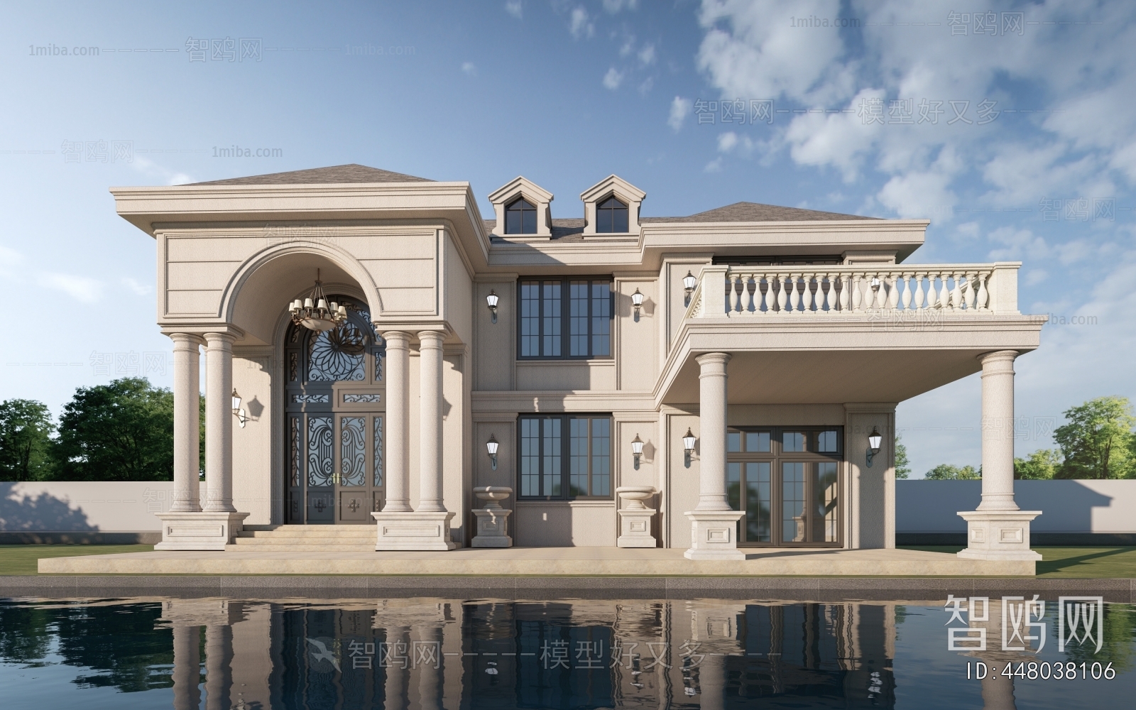 Simple European Style Detached Villa