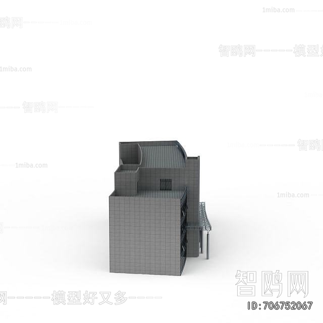 New Chinese Style Appearance Of Commercial Building