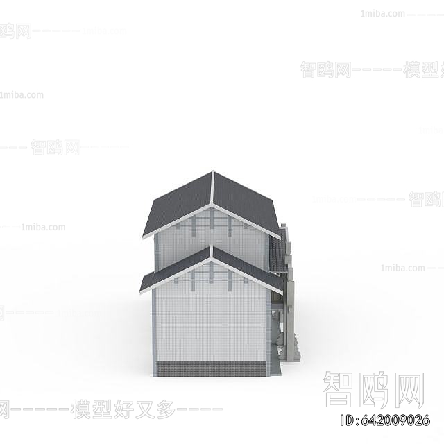 New Chinese Style Appearance Of Commercial Building