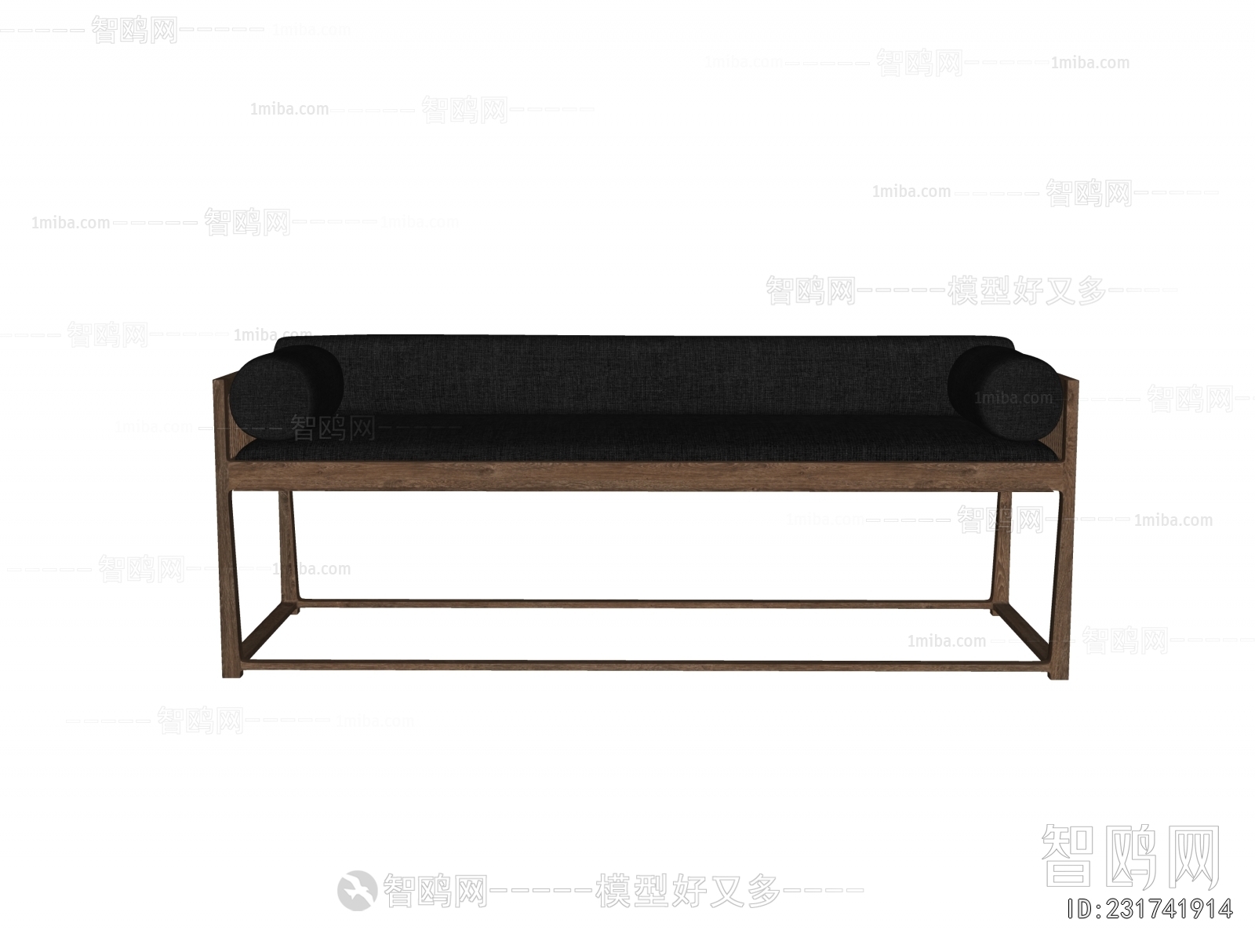 New Chinese Style Sofa Stool