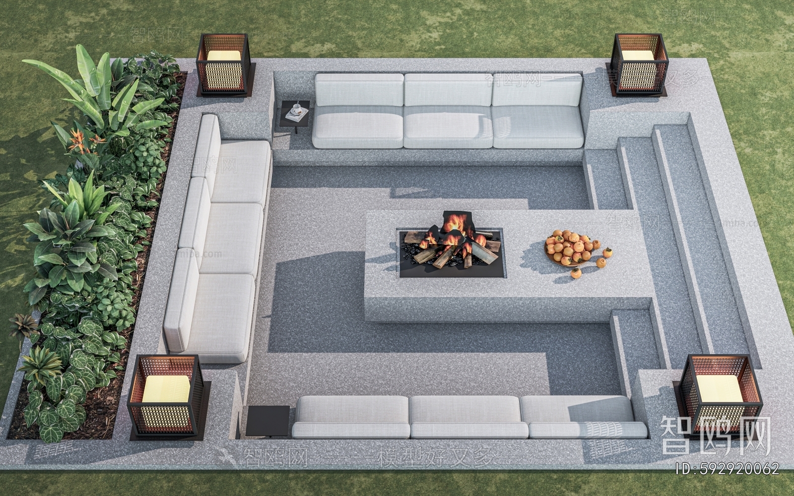 Modern Card Seat Sofa