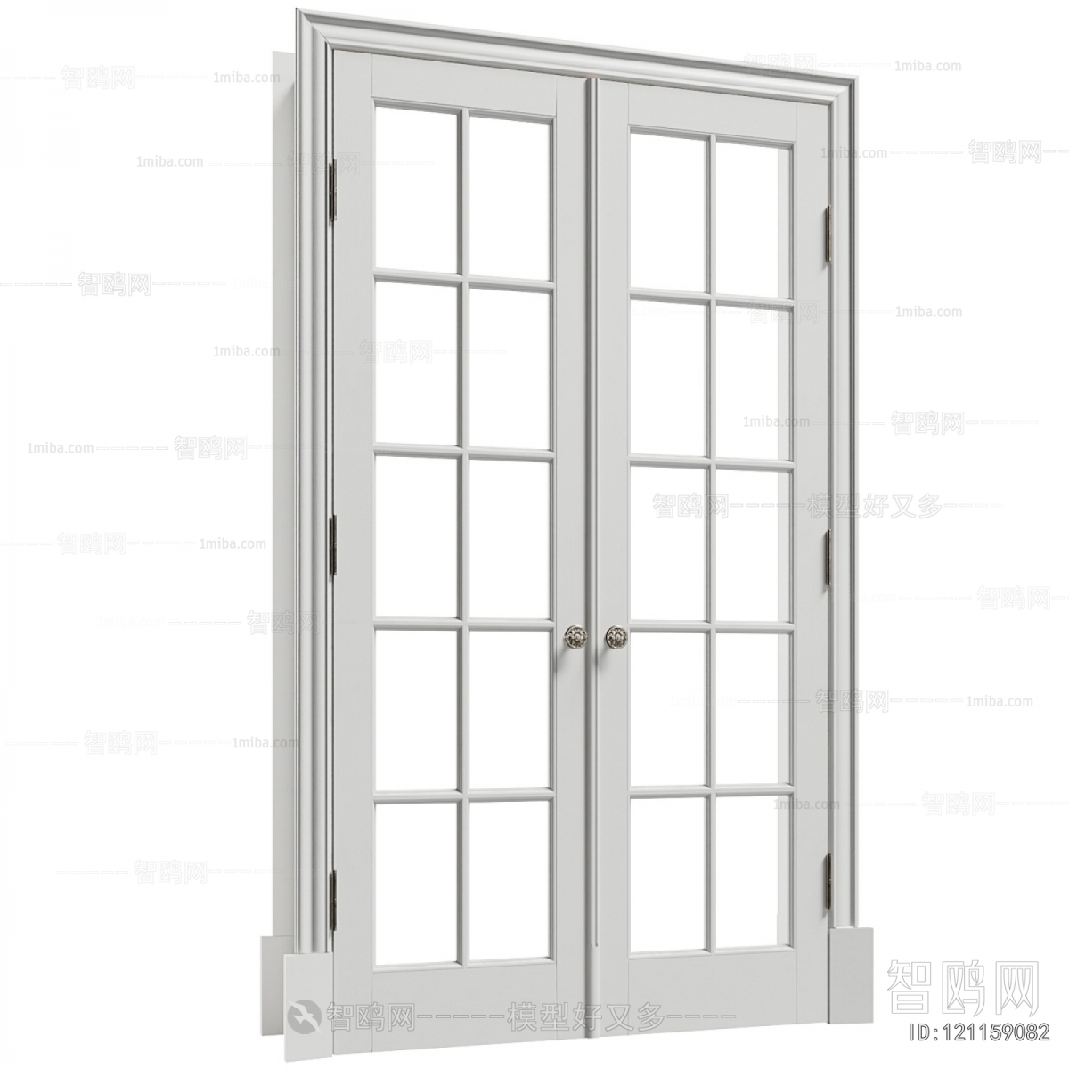 Simple European Style Double Door