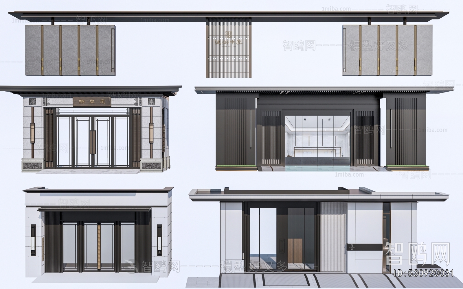 New Chinese Style Facade Element