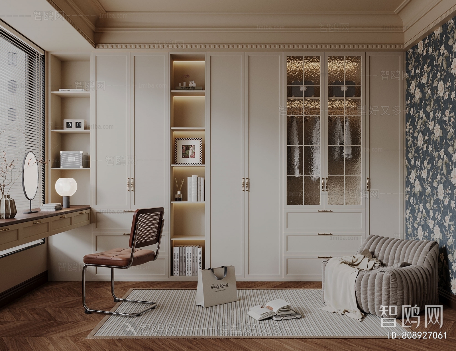 French Style Clothes Storage Area