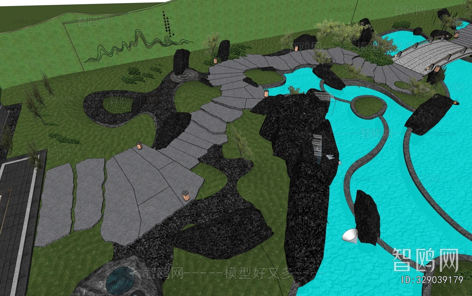 New Chinese Style Gate