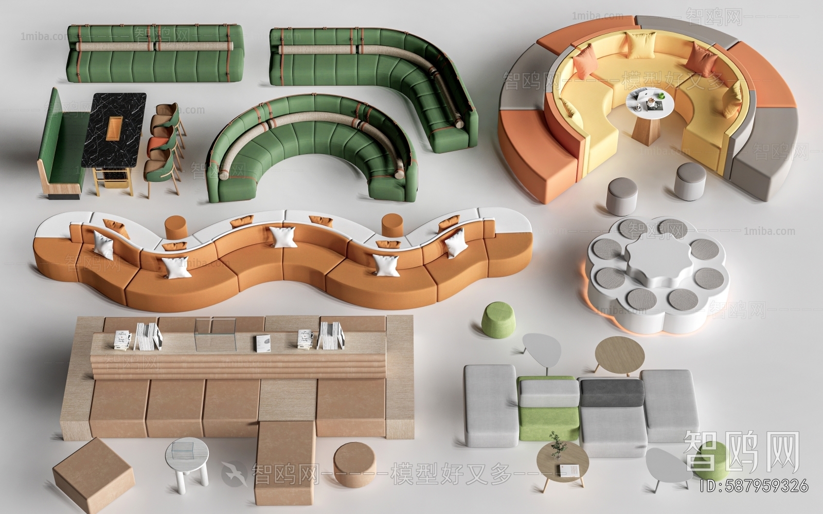 Modern Card Seat Sofa