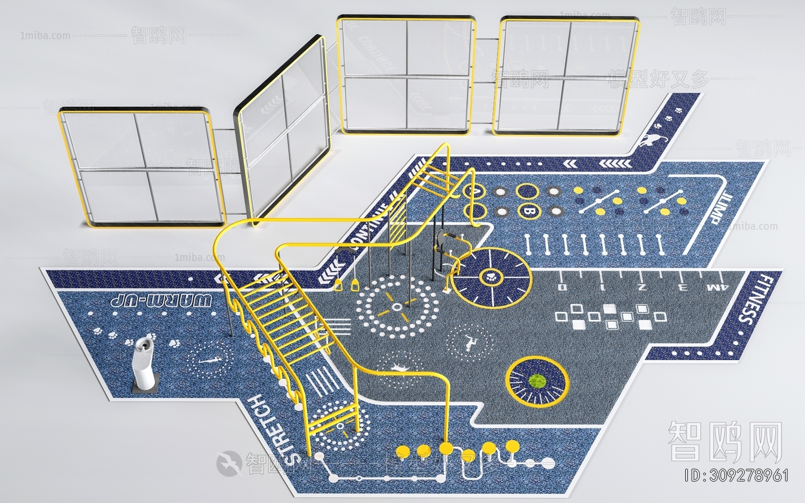 Modern Fitness Equipment