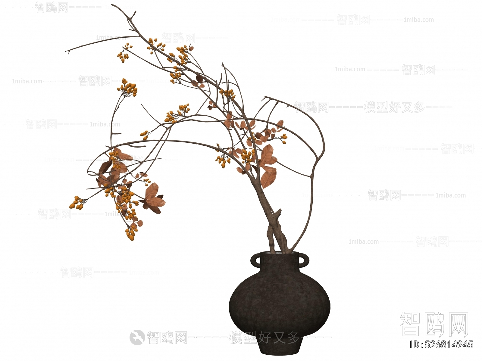 Wabi-sabi Style Dried Branch