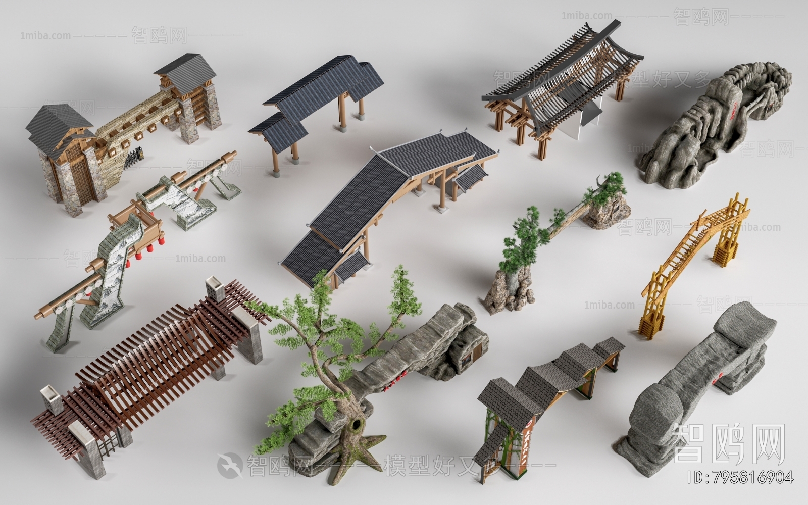 New Chinese Style Facade Element