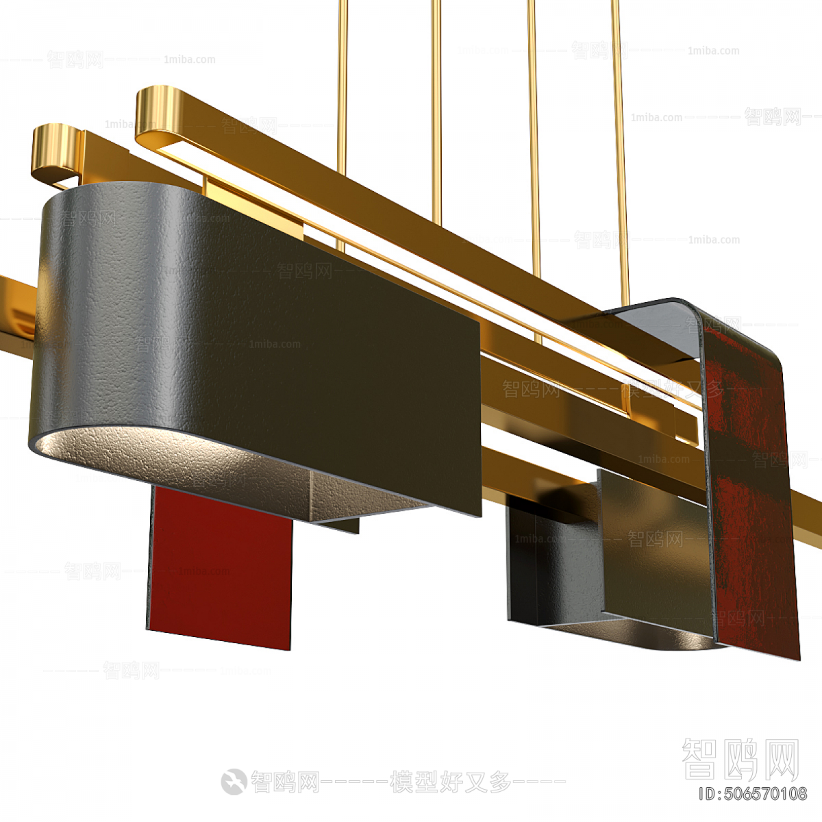 Modern Long Chandelier