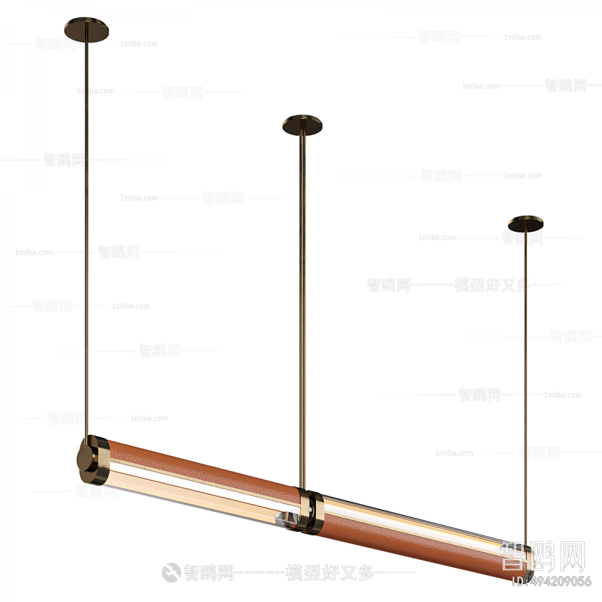 Modern Long Chandelier