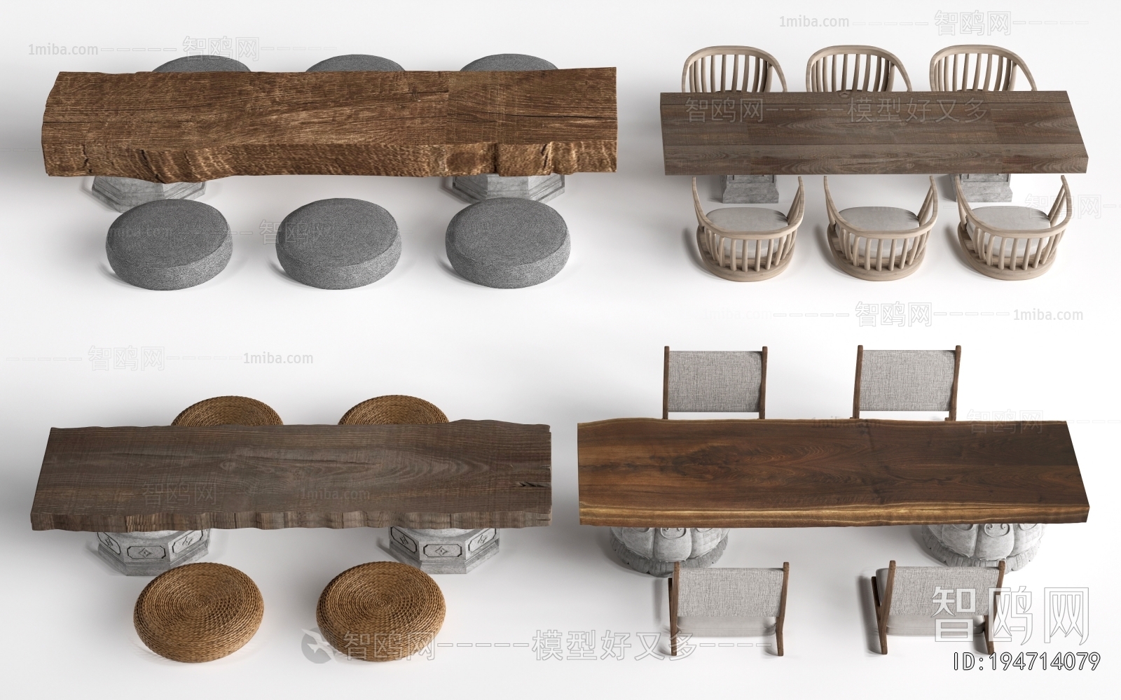 Chinese Style Tea Tables And Chairs