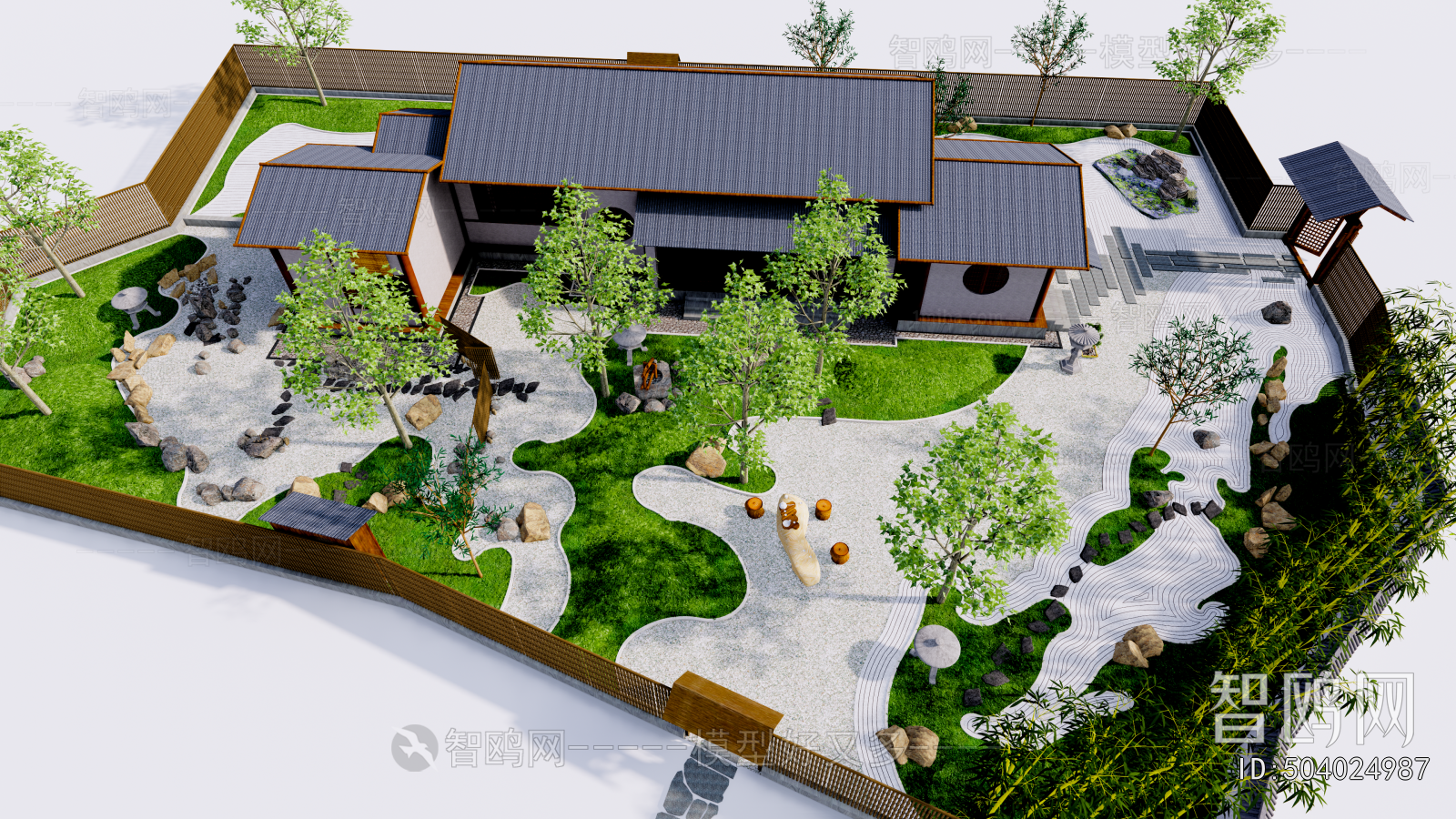 Japanese Style Courtyard/landscape