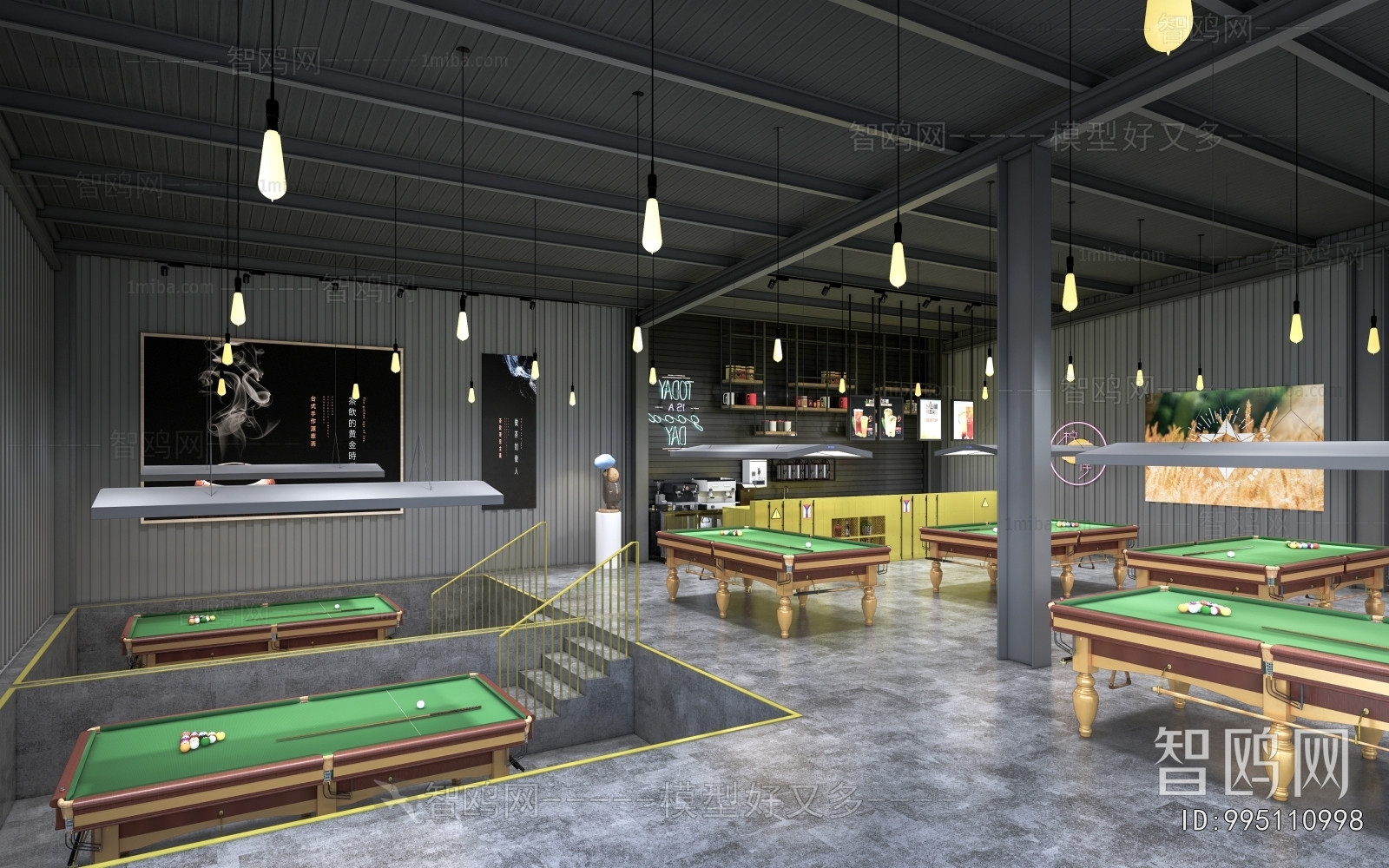 Modern Billiard Room