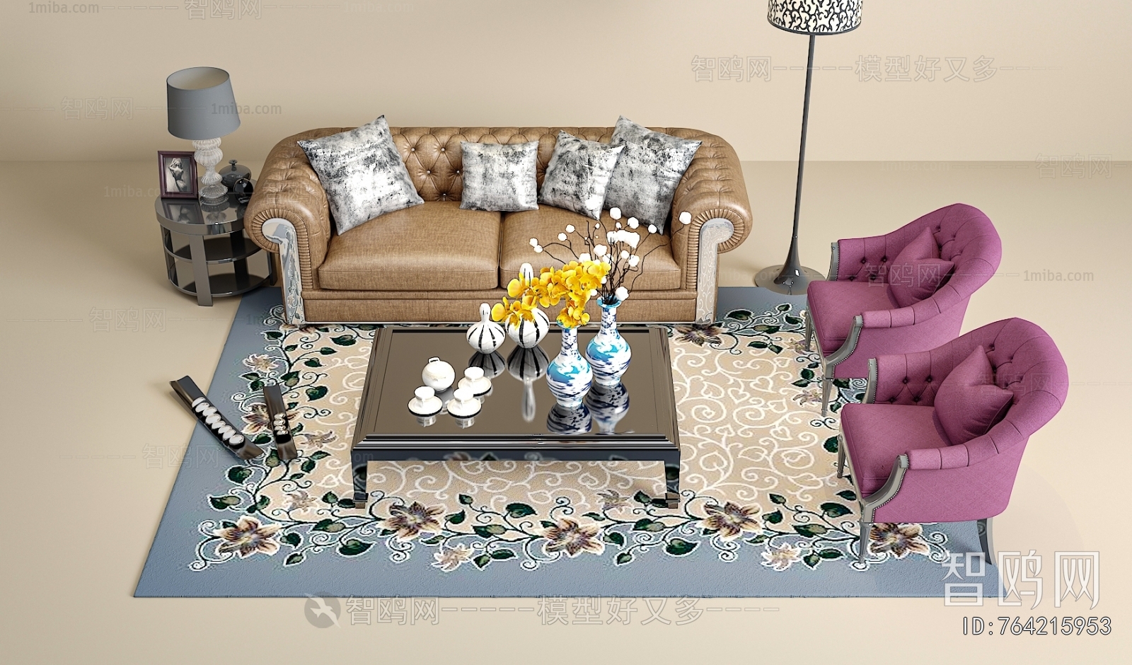 European Style Sofa Combination