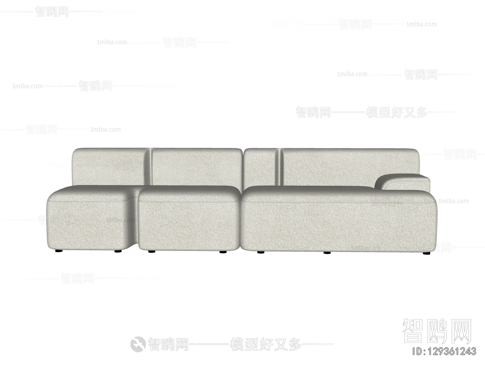 Modern Three-seat Sofa