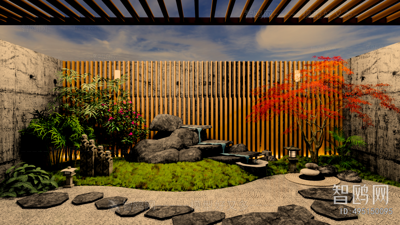 Japanese Style Courtyard/landscape