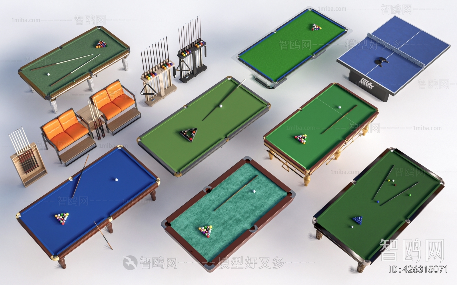 Modern Pool Table