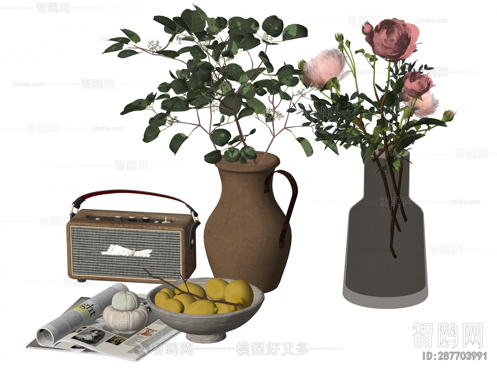 Wabi-sabi Style Decorative Set