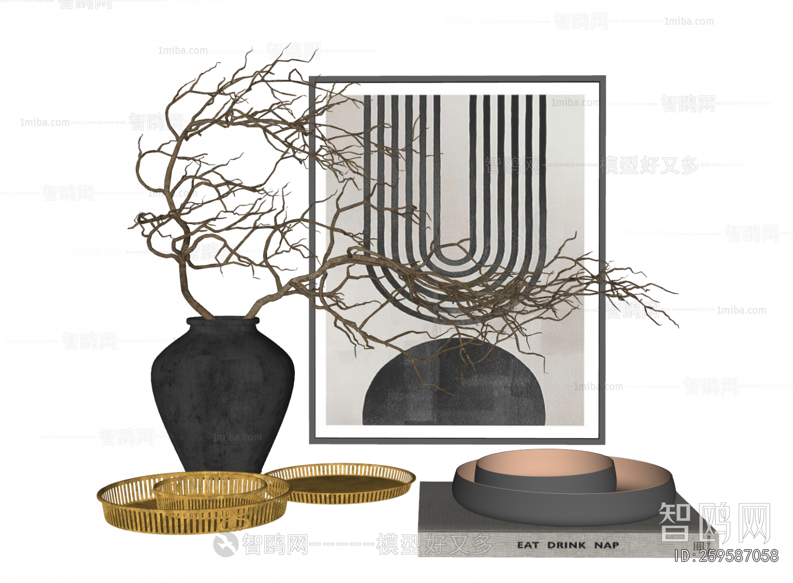 Wabi-sabi Style Decorative Set