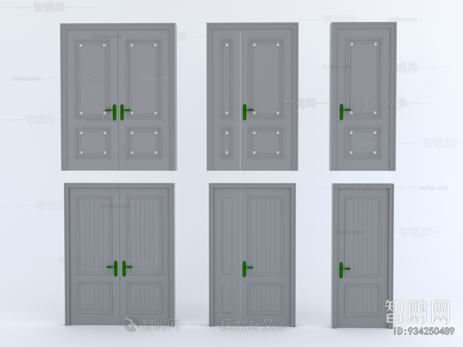 Simple European Style Door