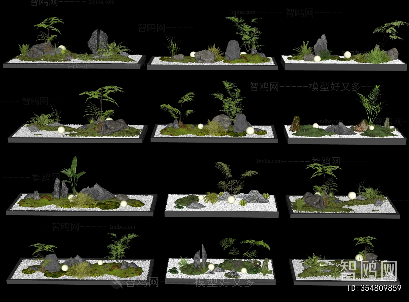 New Chinese Style Plant Landscaping