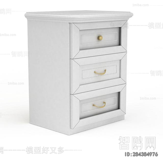 European Style Bedside Cupboard