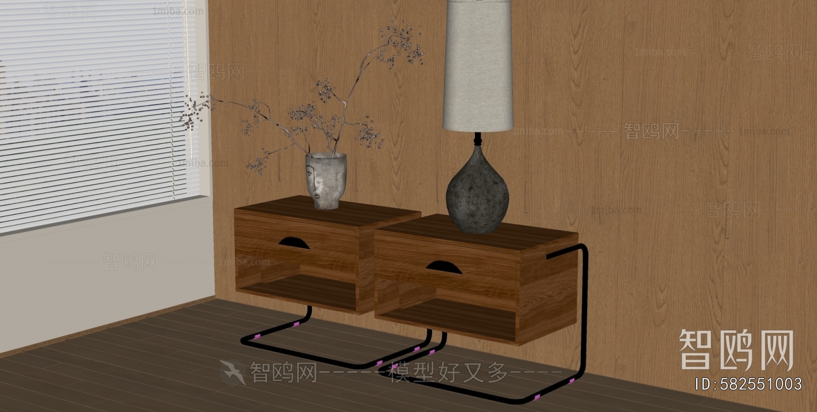 Modern Bedside Cupboard