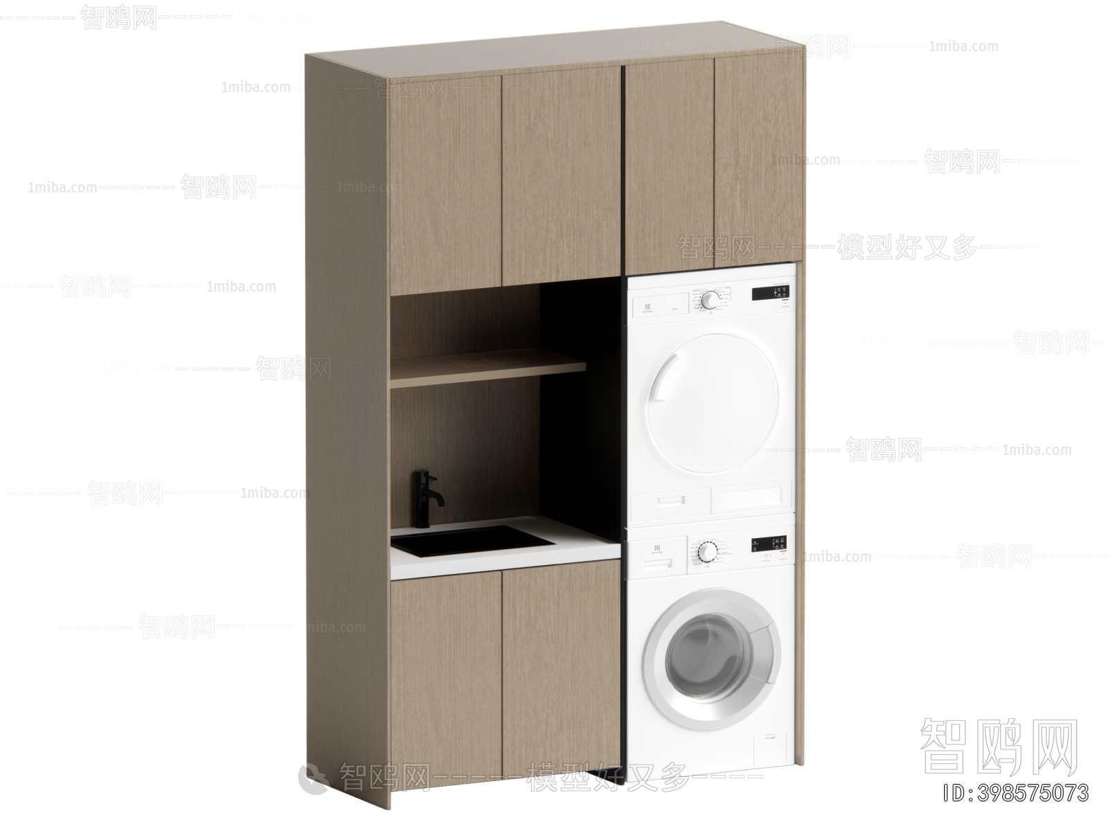 Modern Laundry Cabinet