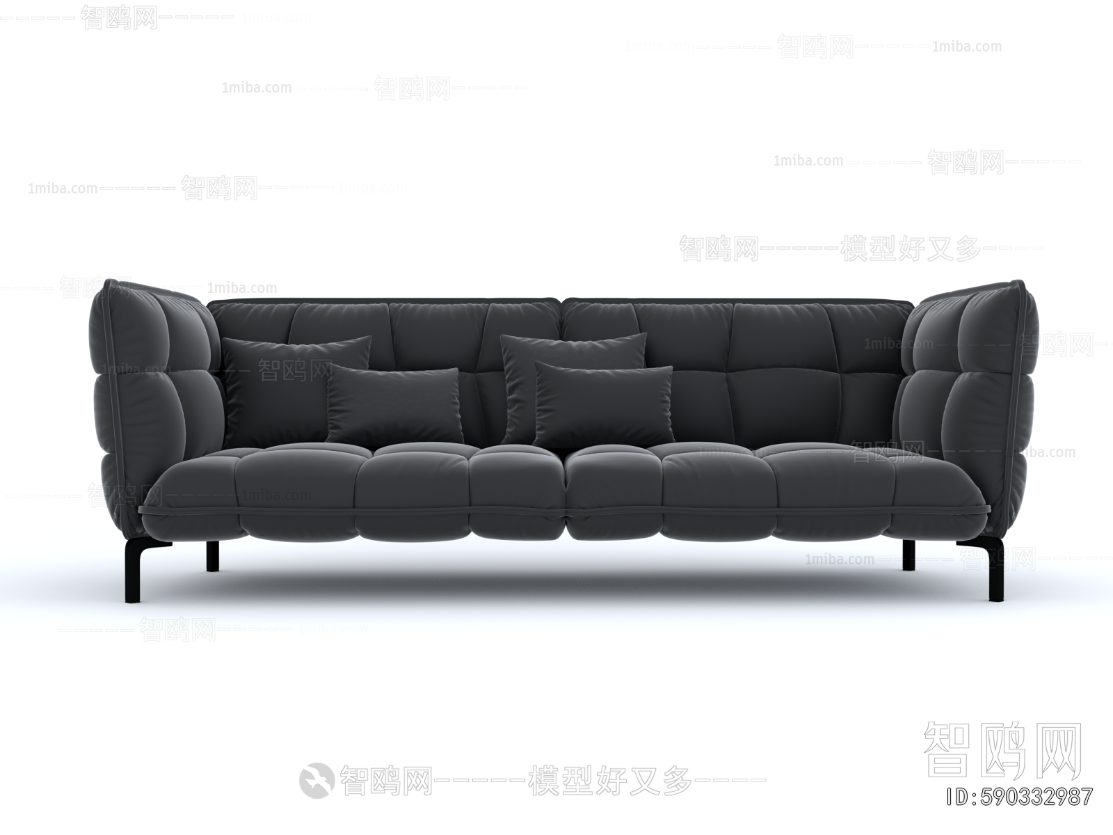 Modern Three-seat Sofa