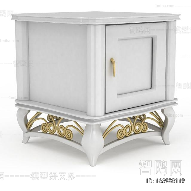 European Style Bedside Cupboard