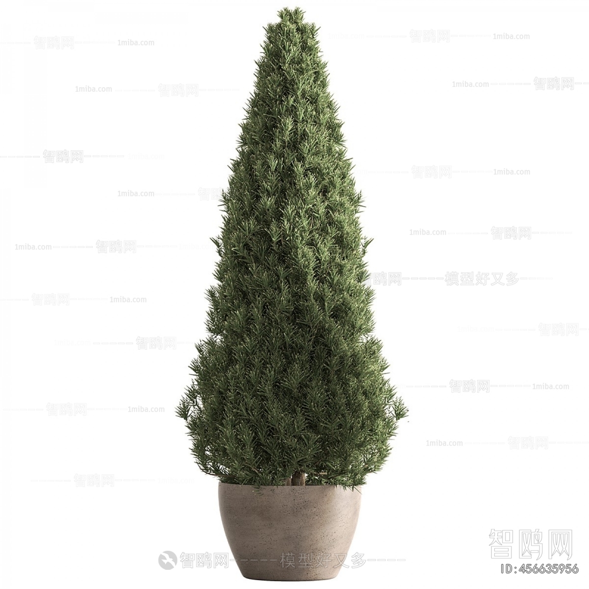 Modern Ground Green Plant Potted Plants