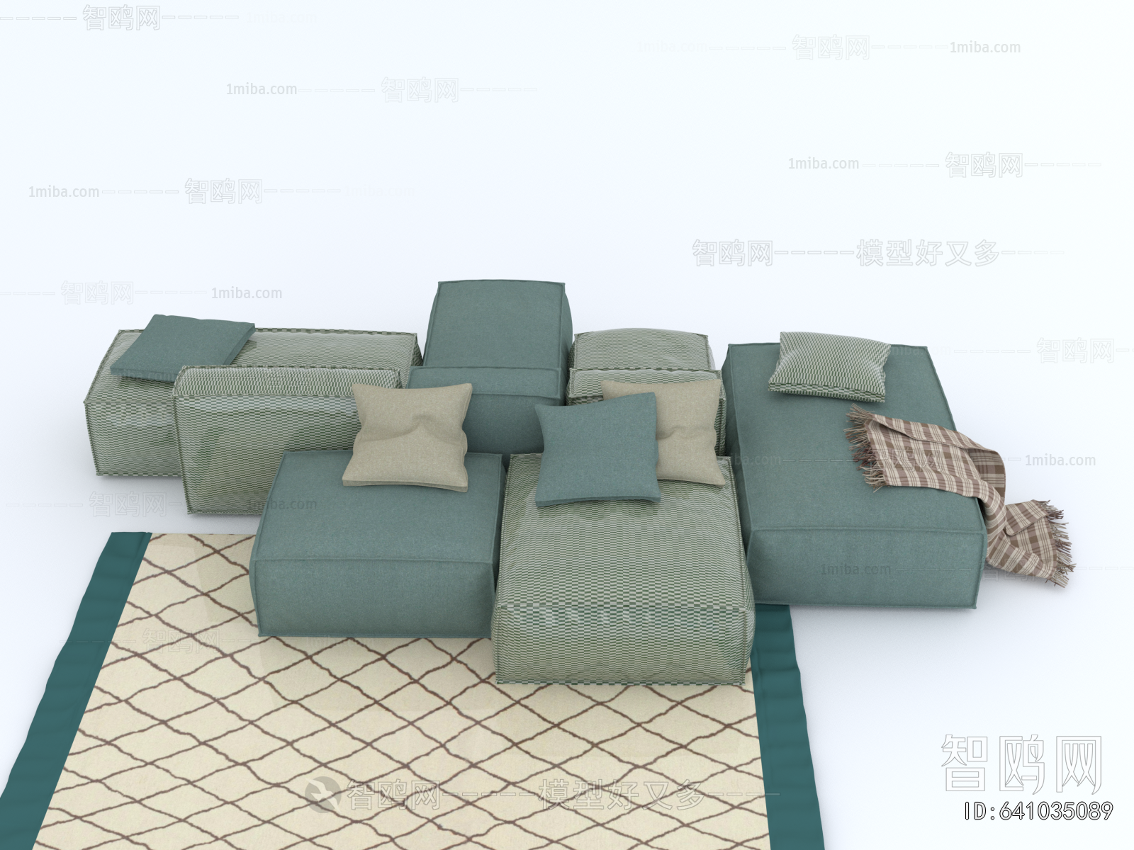 Modern Multi Person Sofa