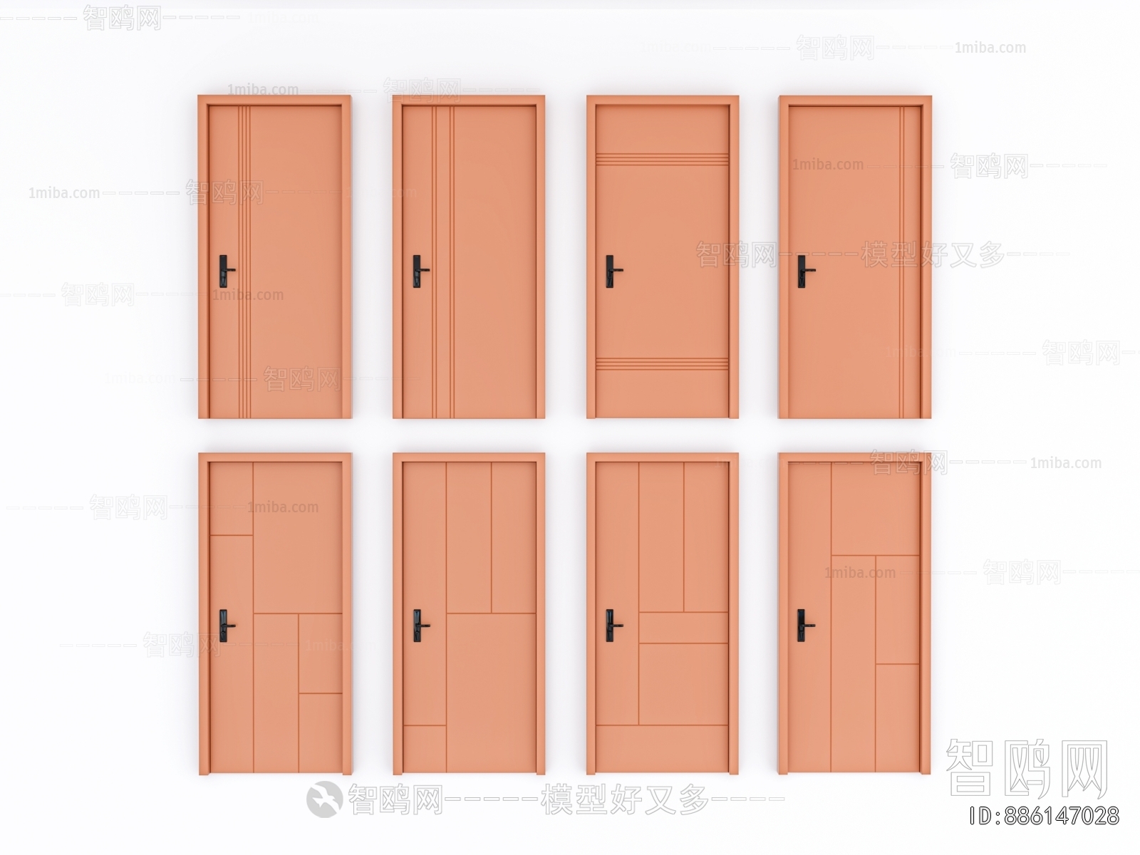 Modern Single Door