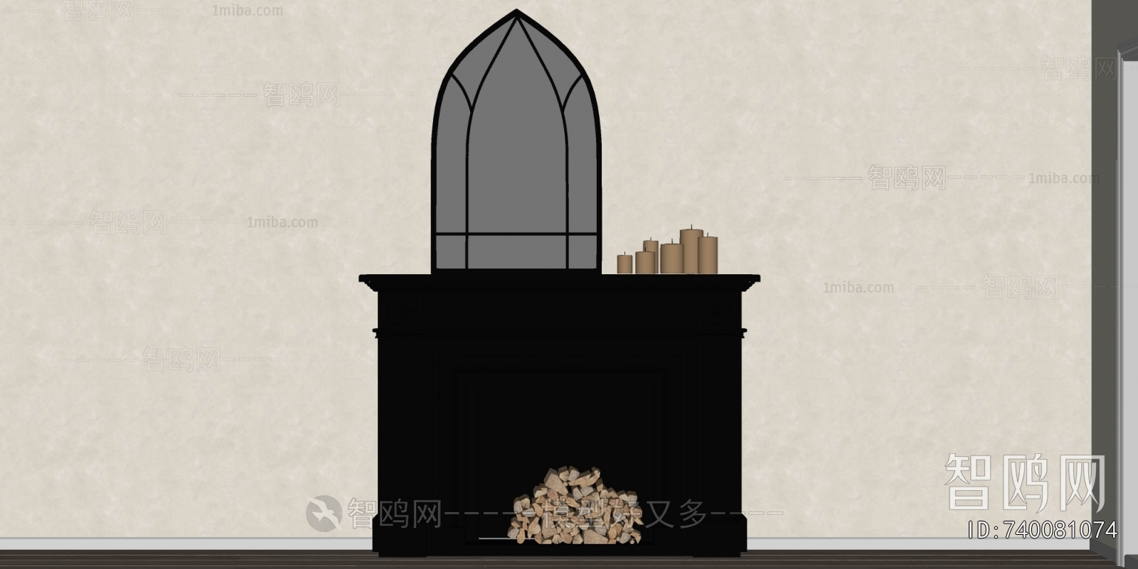 European Style Fireplace