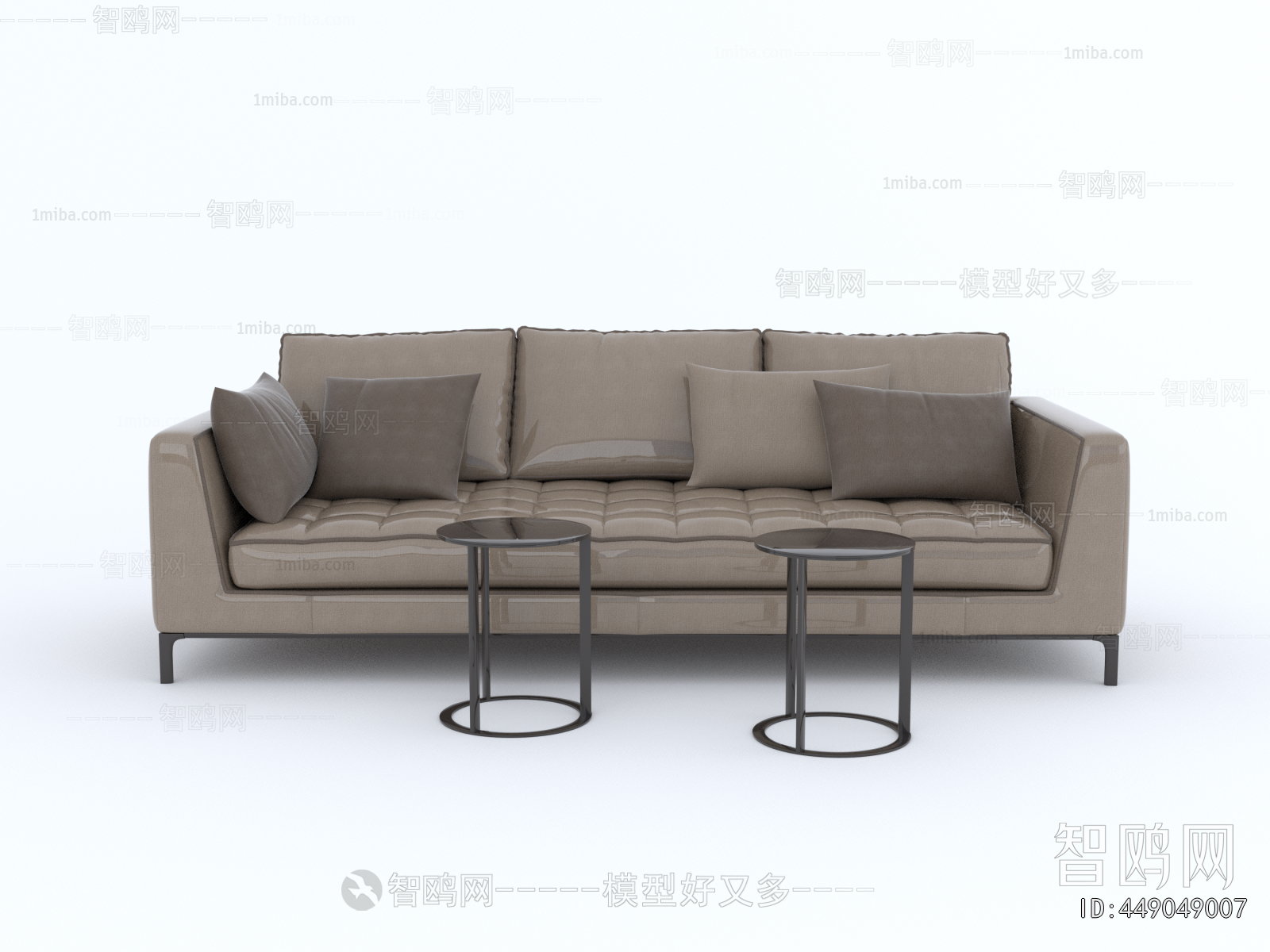 European Style Three-seat Sofa