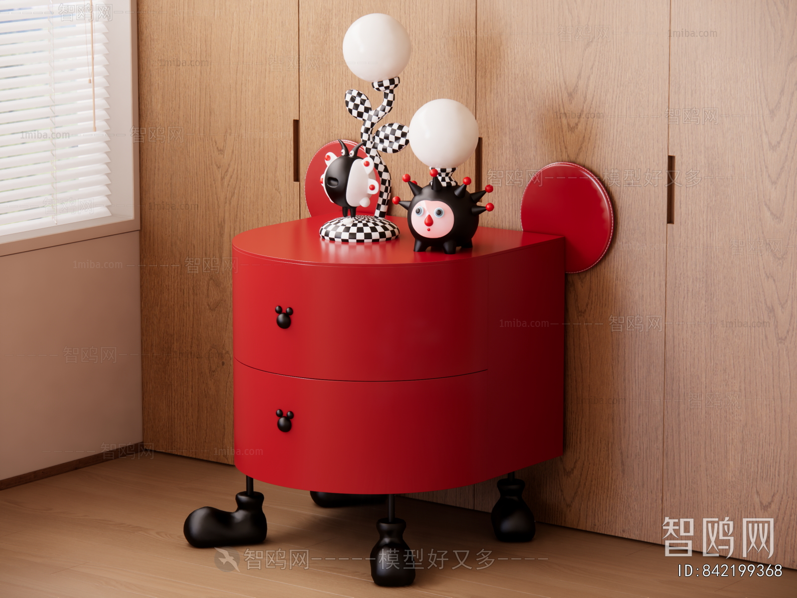 Modern Bedside Cupboard