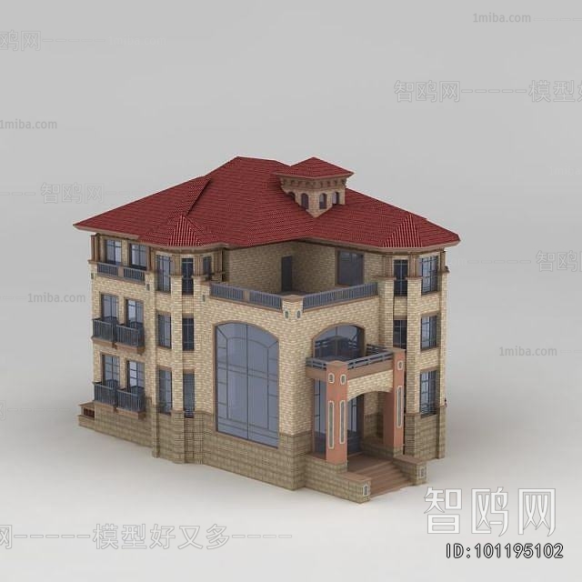Simple European Style Detached Villa