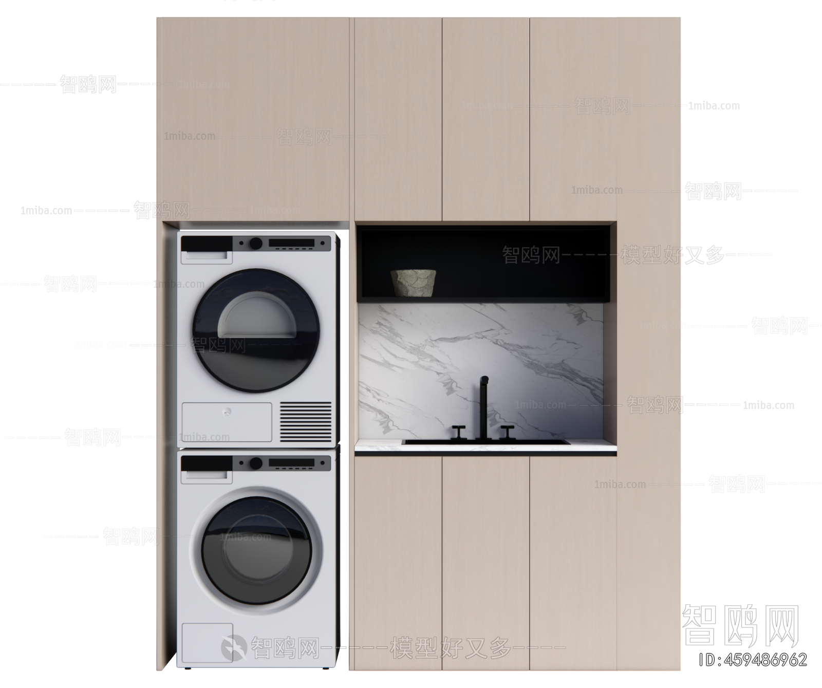 Modern Laundry Cabinet