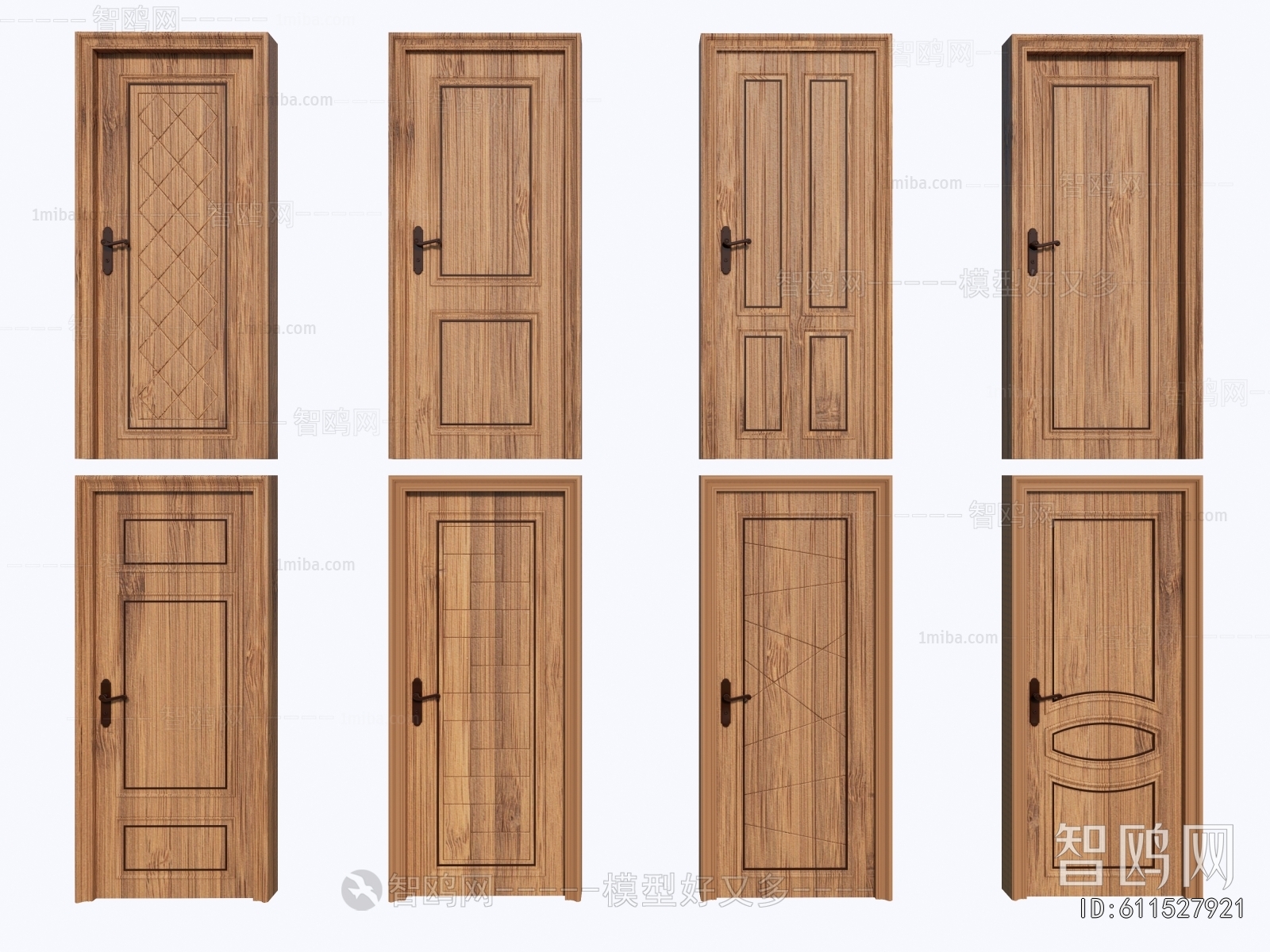 Simple European Style Single Door