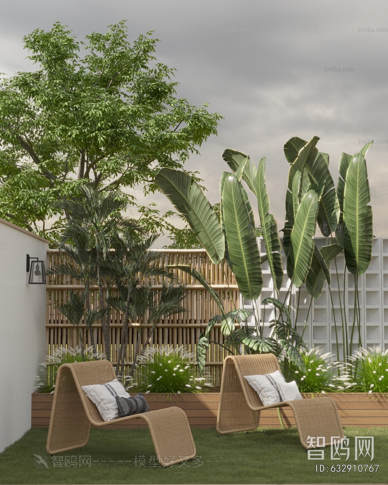 Modern Courtyard/landscape