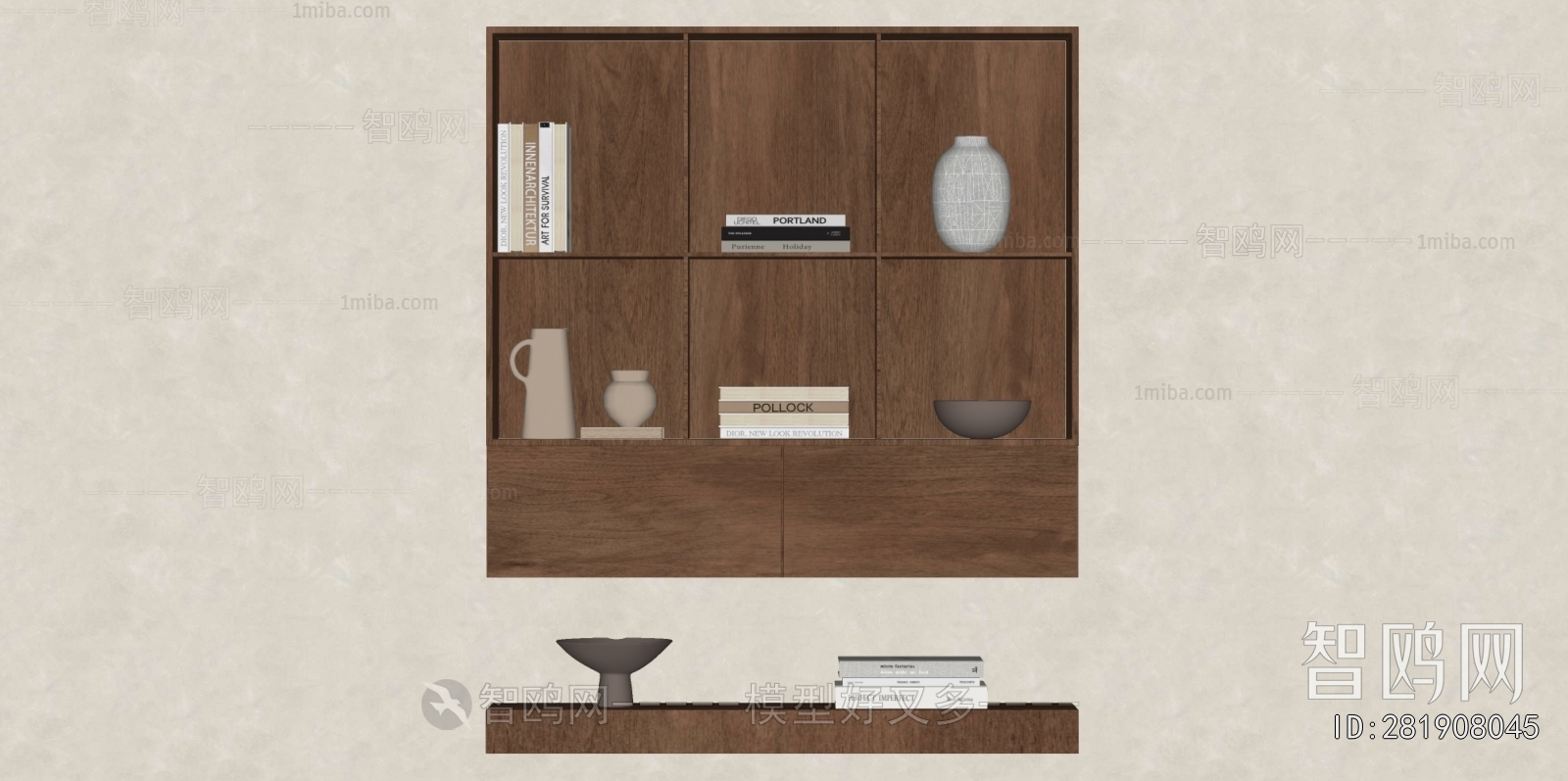 Wabi-sabi Style Shelving