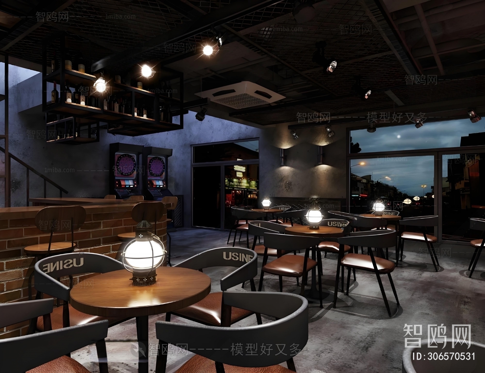 Industrial Style Bar