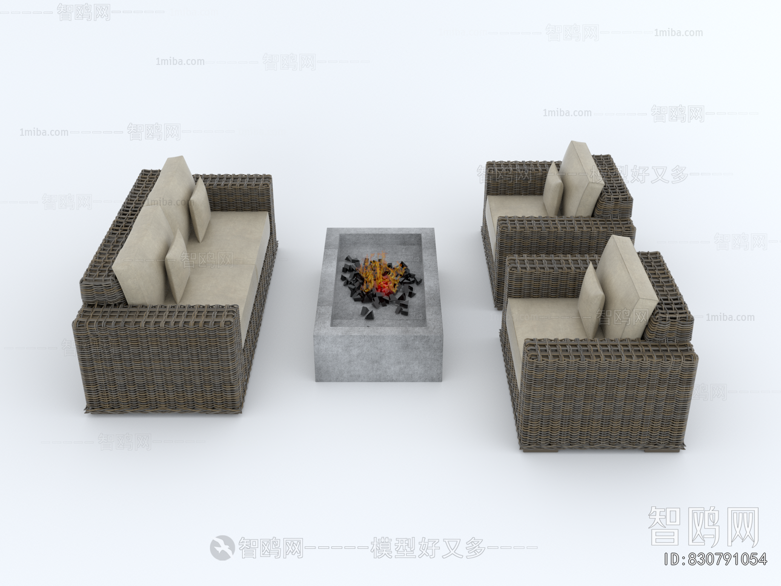 New Chinese Style Outdoor Sofa